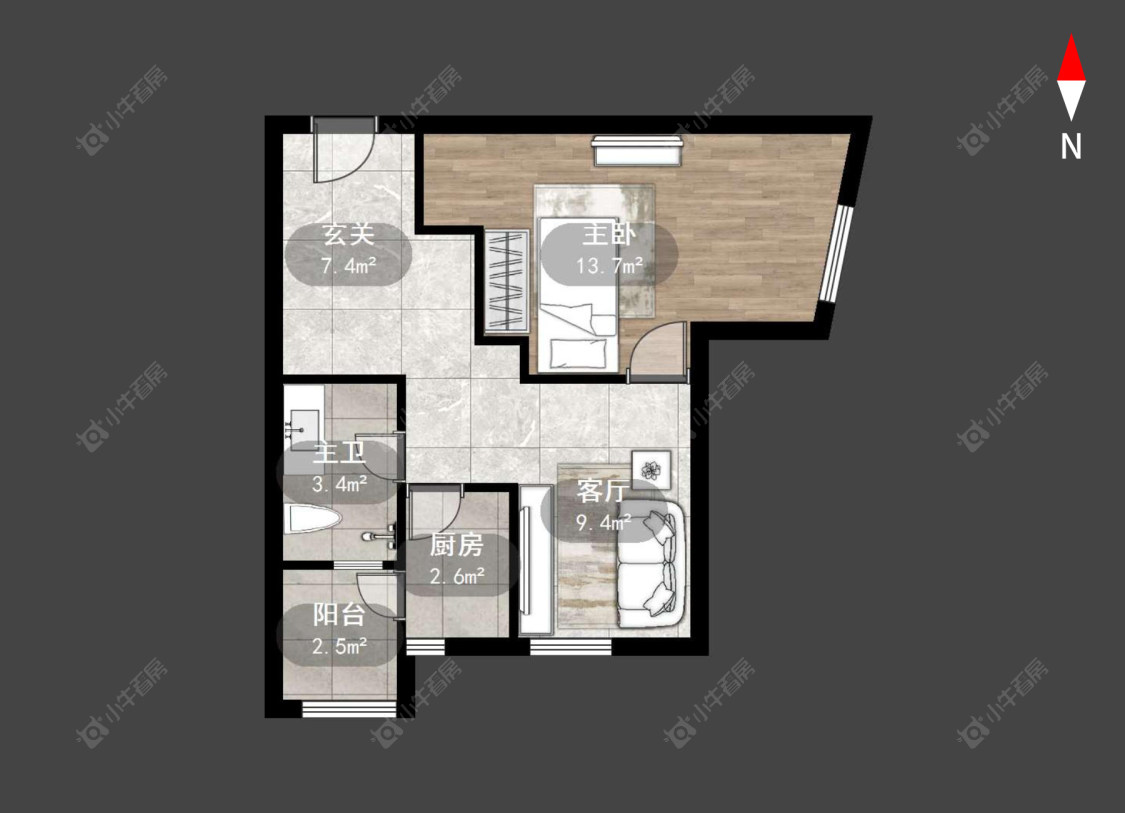 常州新天地商业广场在售二手房源户型图_小牛看房