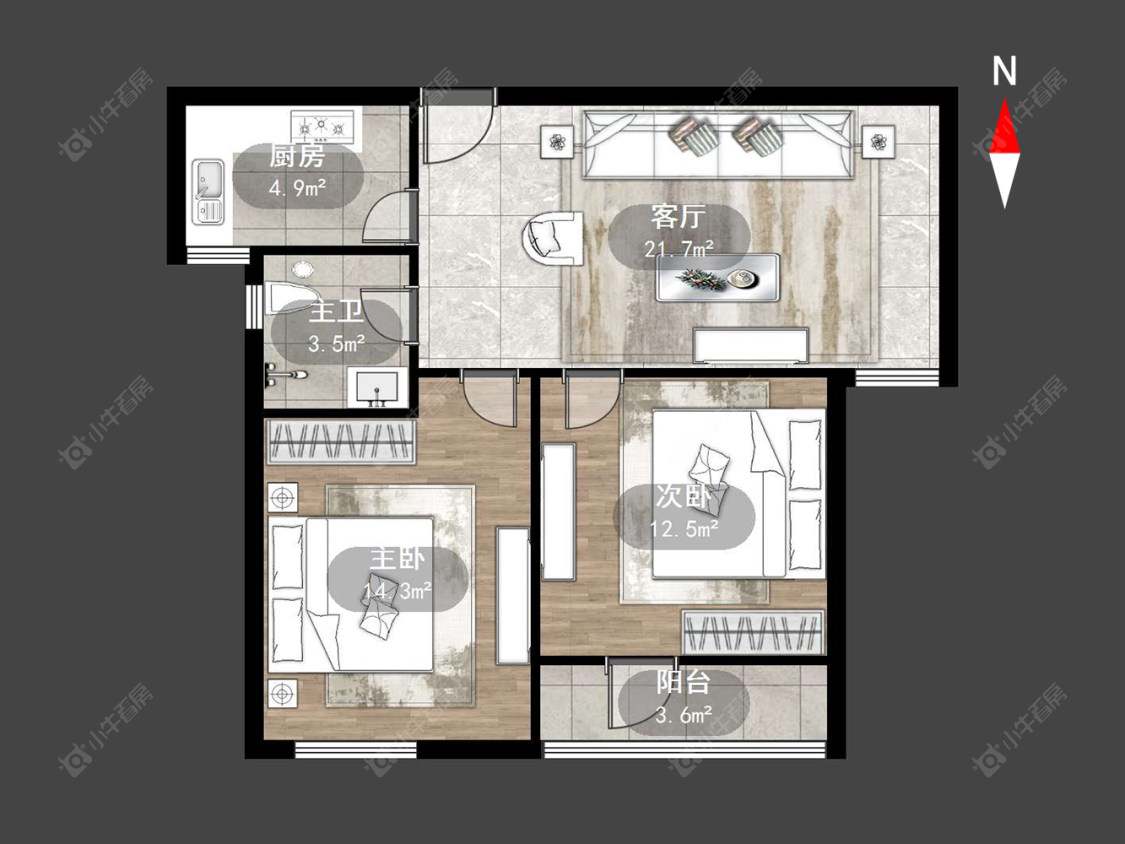 上书房房源户型图 常州上书房在售二手房源户型图_小牛看房