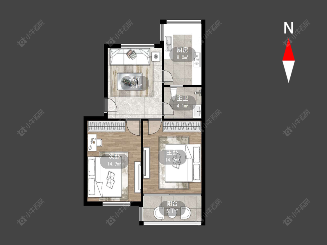 河海新村房源户型图 常州河海新村在售二手房源户型图_小牛看房