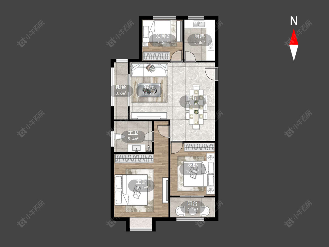 尚德花园房源户型图 常州尚德花园在售二手房源户型图_小牛看房