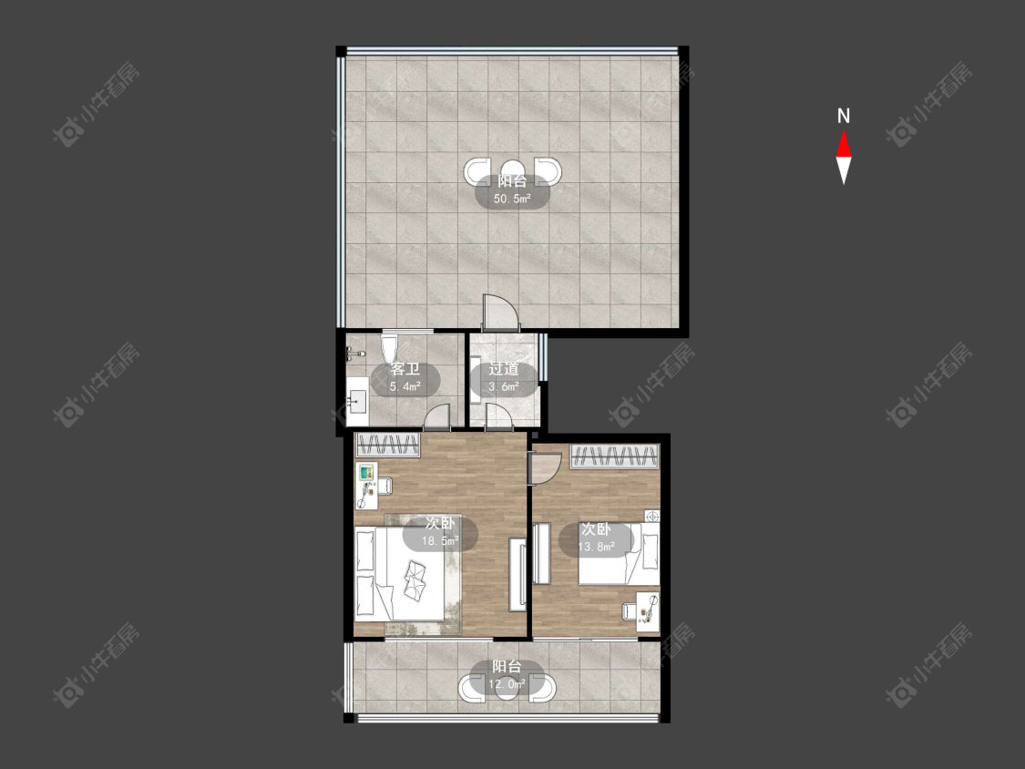 常州紫金园在售二手房源户型图_小牛看房