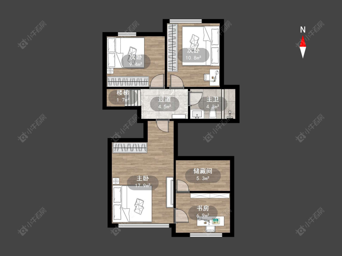 常州皇家华园在售二手房源户型图_小牛看房