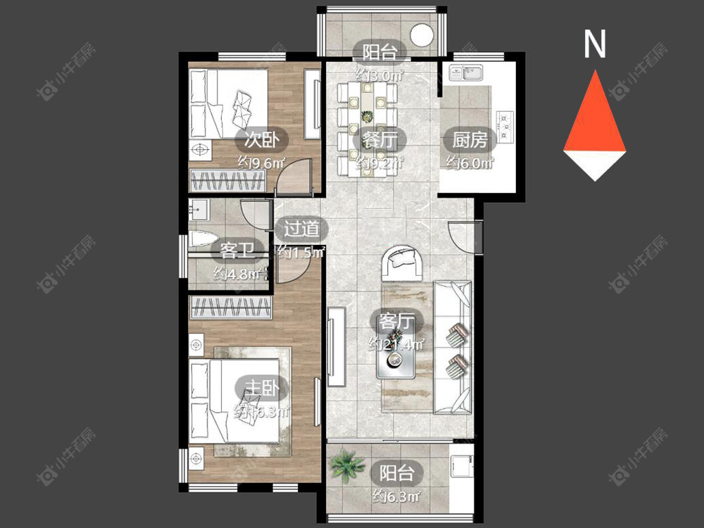 丰乐公寓北区房源户型图 常州丰乐公寓北区在售二手房源户型图_小牛看房