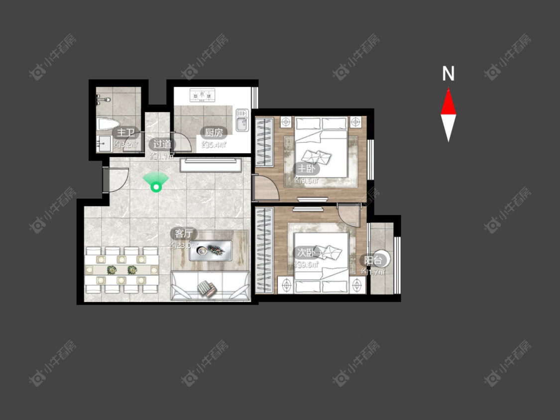 怀德名园房源户型图 常州怀德名园在售二手房源户型图_小牛看房