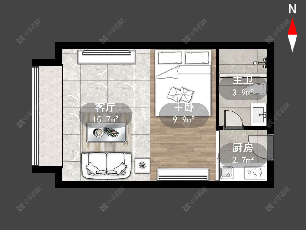 常州天王堂新寓在售二手房房源户型图_小牛看房