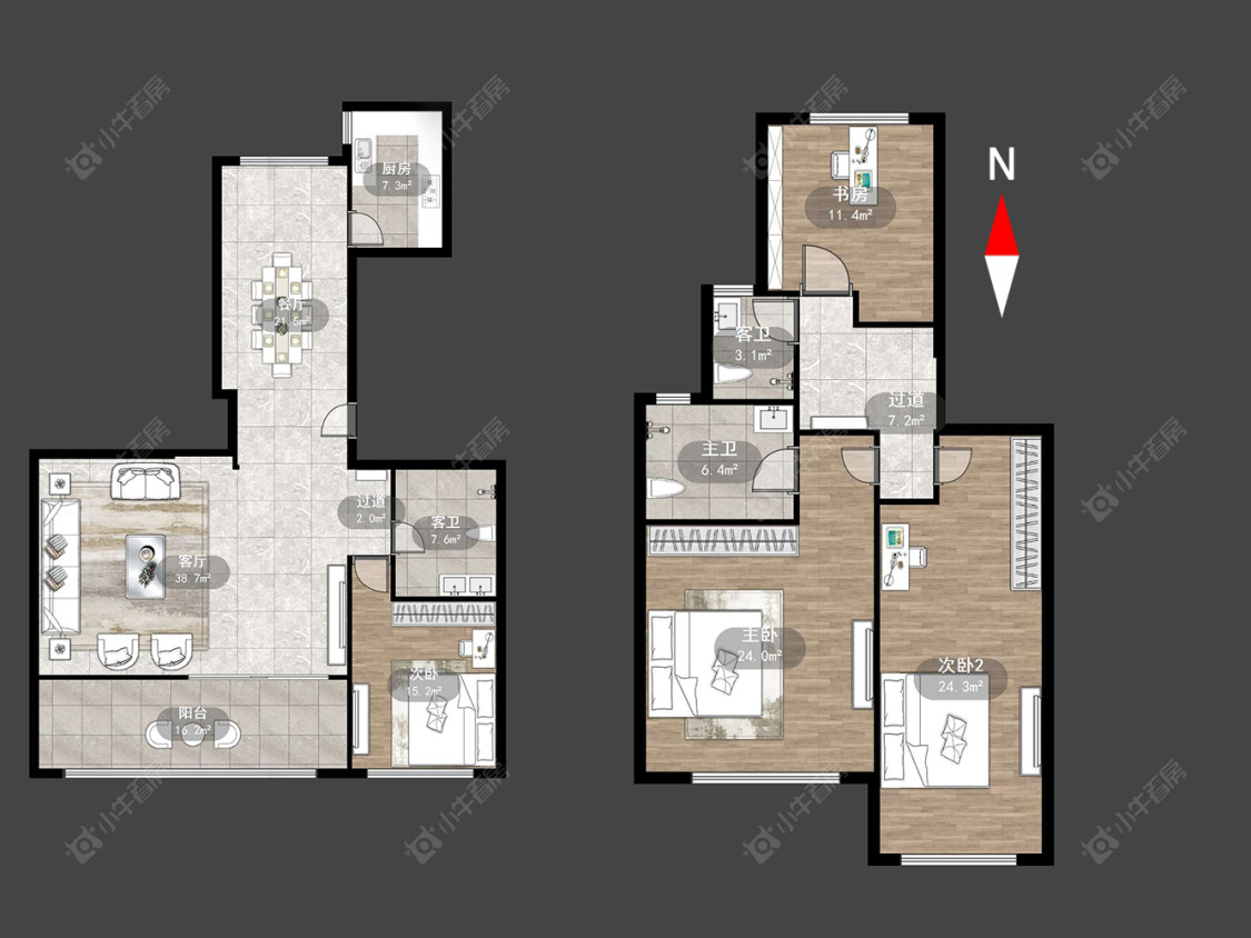 常州金地天际在售二手房源户型图_小牛看房