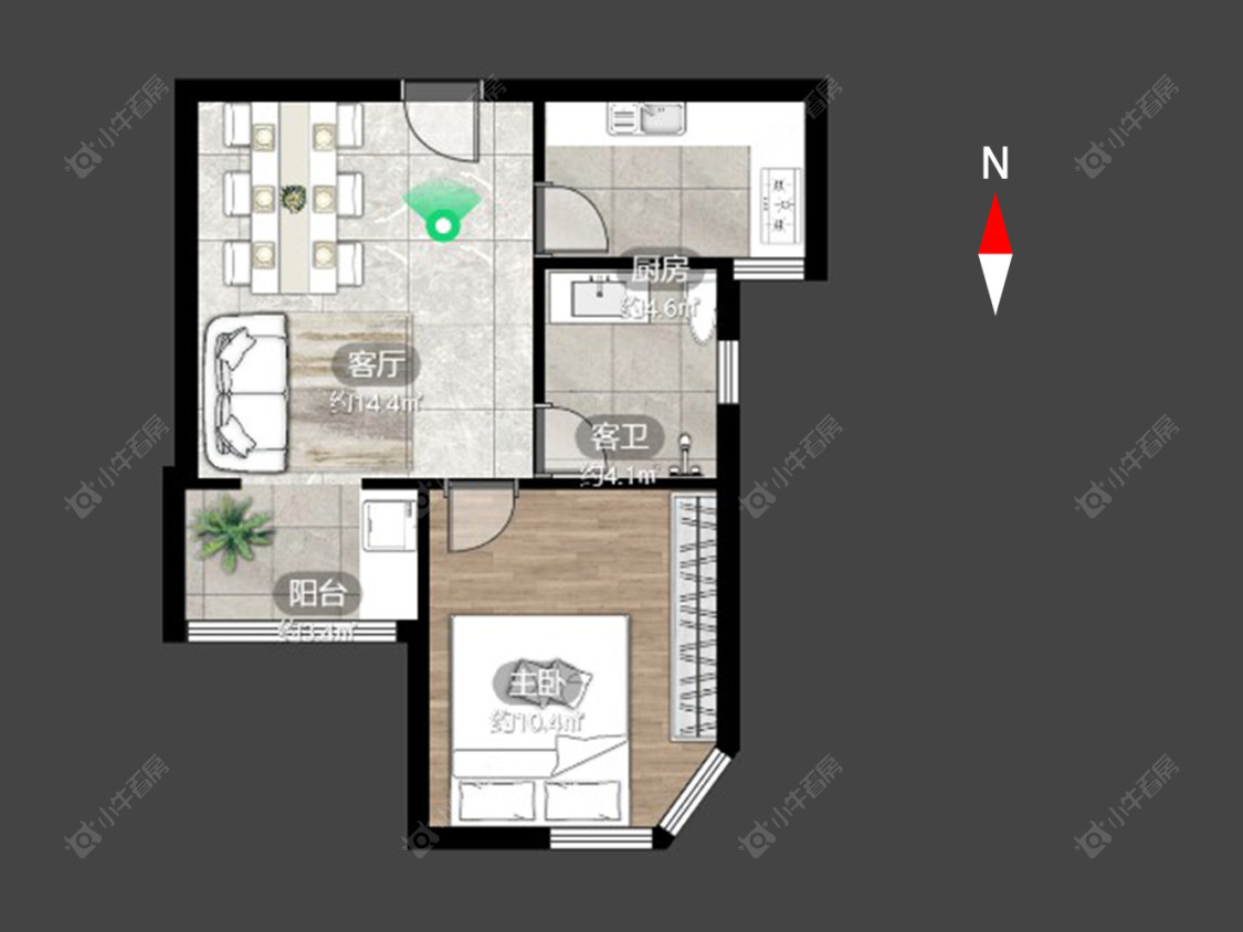 滨江明珠城东区房源户型图 常州滨江明珠城东区在售二手房源户型图_小牛看房