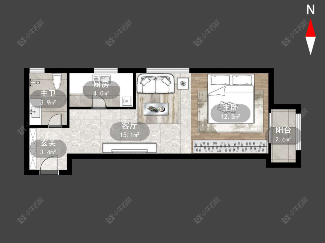 常州京城豪苑北区在售二手房源户型图_小牛看房