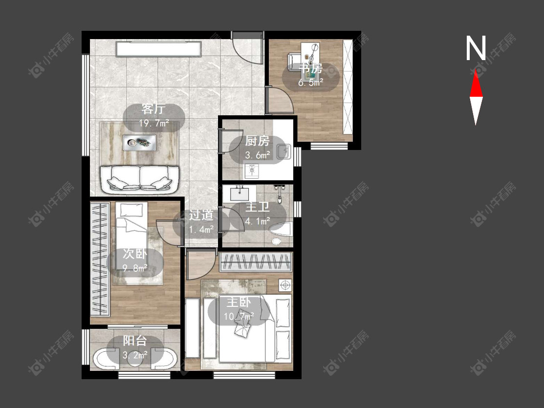 常州光华世家在售二手房源户型图_小牛看房