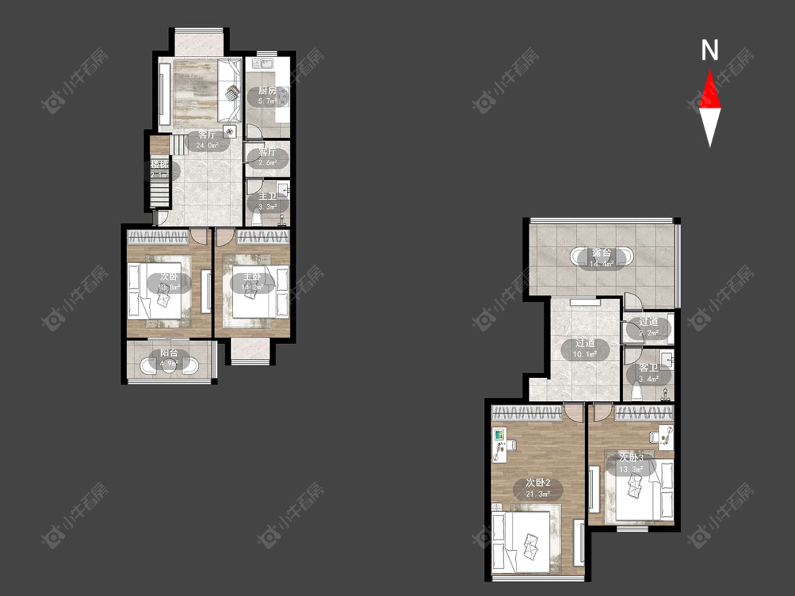 常州陈渡新苑在售二手房源户型图_小牛看房