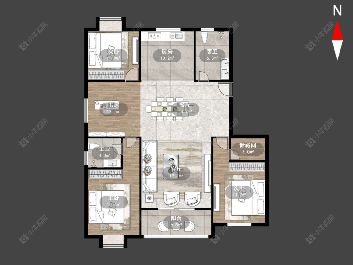 天王堂新寓房源户型图 常州天王堂新寓在售二手房源户型图_小牛看房