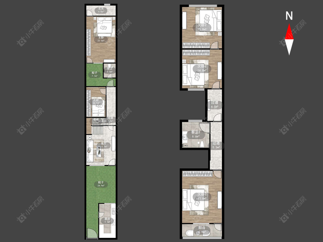 常州河西新村在售二手房房源户型图_小牛看房