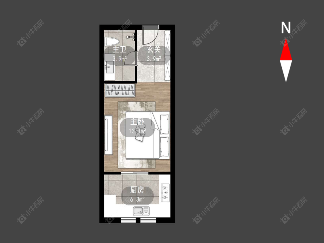 常州朗诗邻里中心在售二手房源户型图_小牛看房