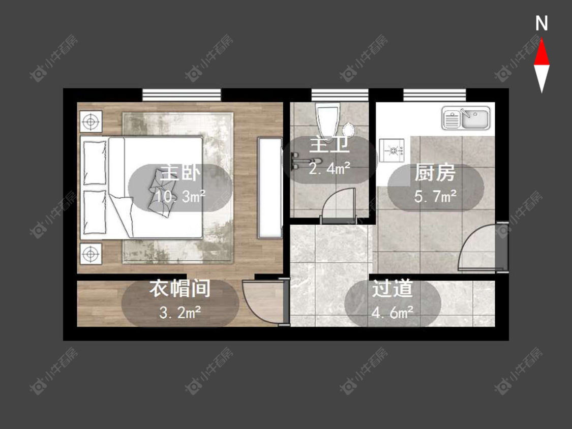 常州中天名园在售二手房房源户型图_小牛看房