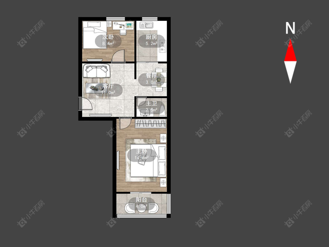 常州建材新村在售二手房房源户型图_小牛看房