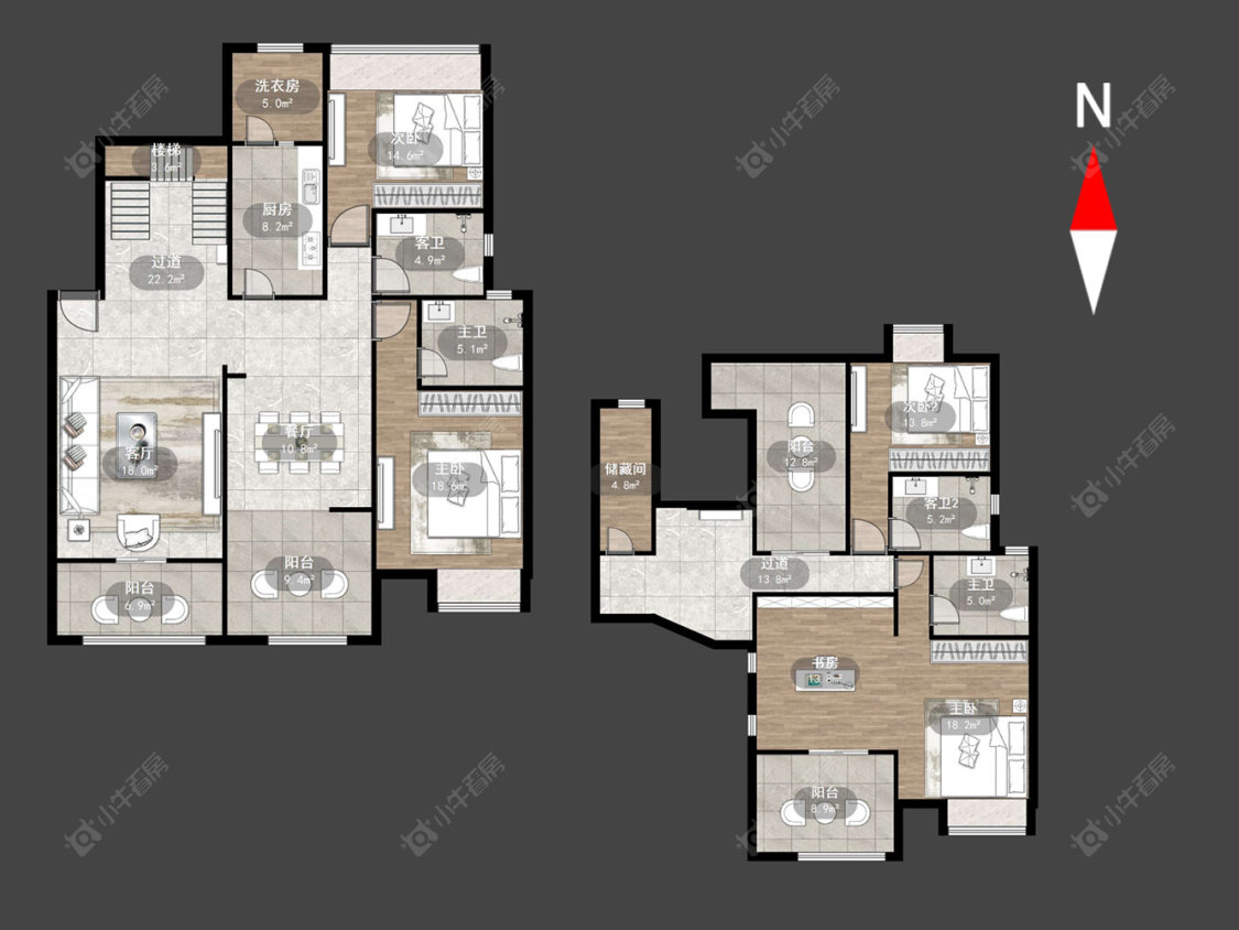 常州奥林匹克花园在售二手房源户型图_小牛看房
