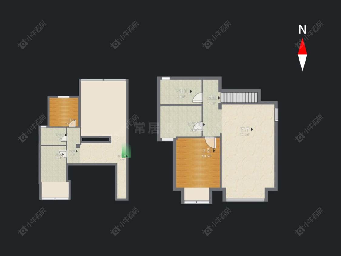常州观景苑在售二手房源户型图_小牛看房