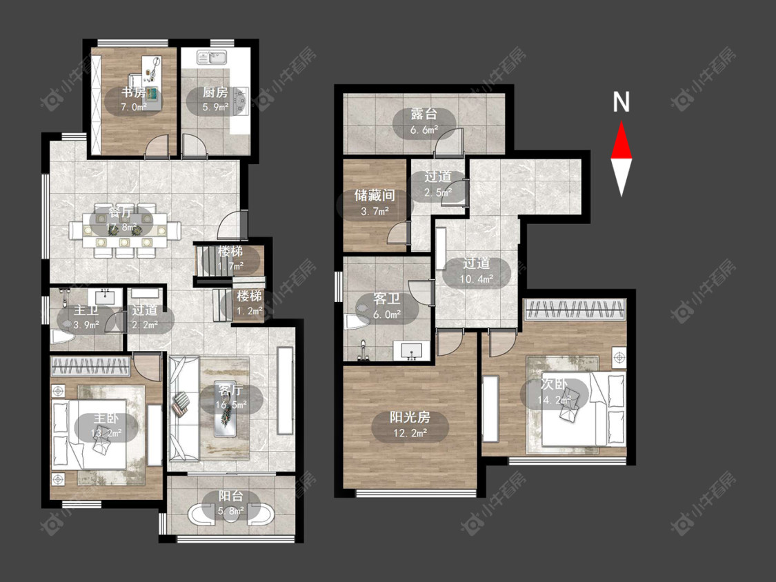 常州绿地世纪城一期在售二手房源户型图_小牛看房