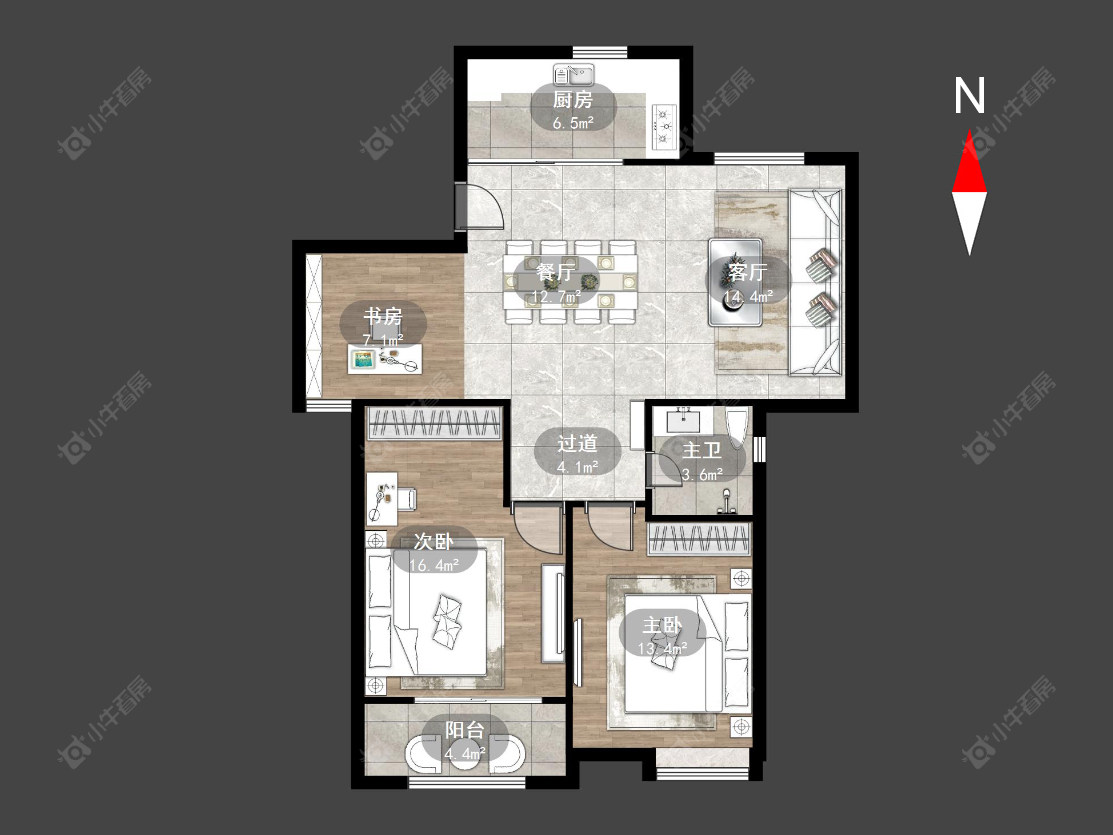 常州菱溪名居在售二手房源户型图_小牛看房