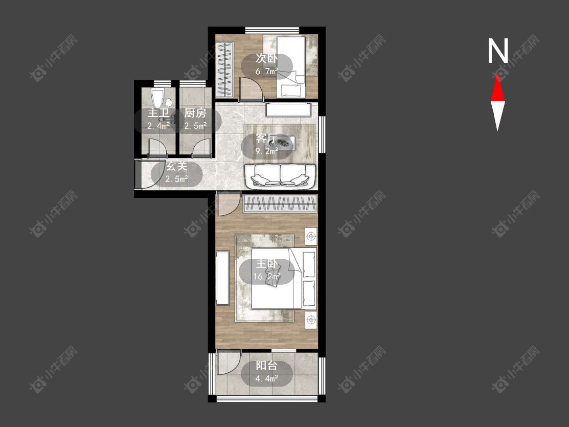 常州清凉新村在售二手房源户型图_小牛看房