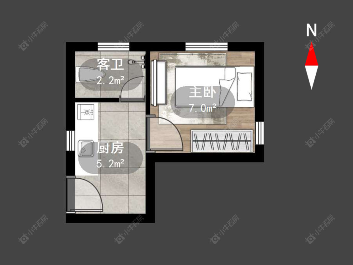 香江康桥房源户型图 常州香江康桥在售二手房源户型图_小牛看房