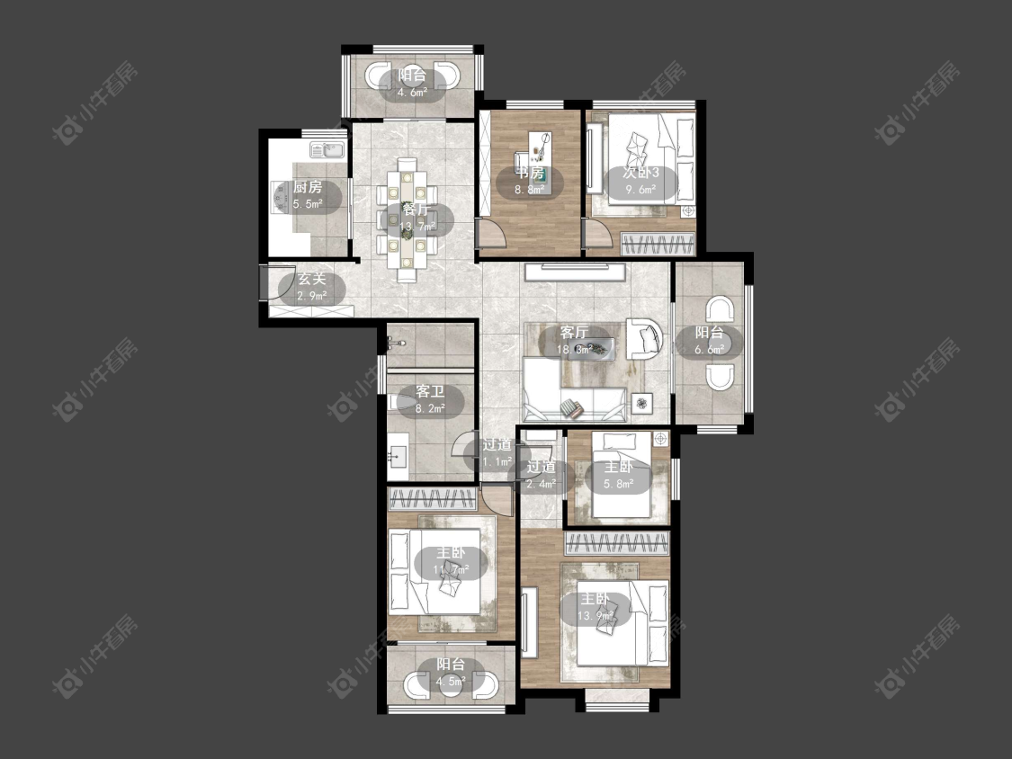 紫竹园房源户型图 丹阳紫竹园在售二手房源户型图_小牛看房