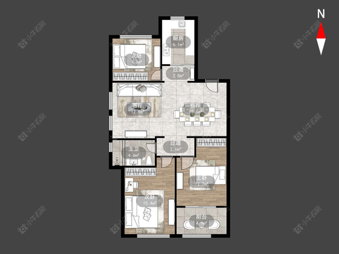 常州青枫颐景花园在售二手房源户型图_小牛看房