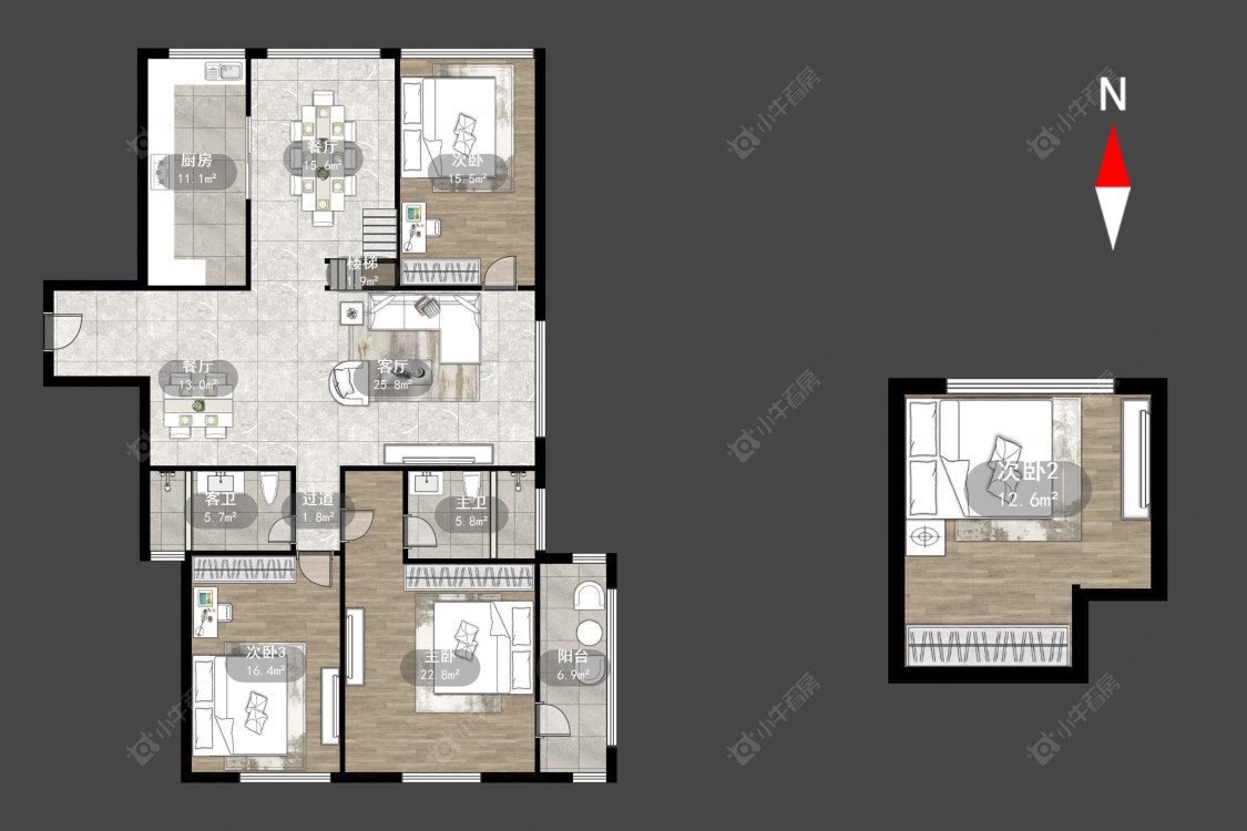 随园锦湖公寓房源户型图 常州随园锦湖公寓在售二手房源户型图_小牛看房