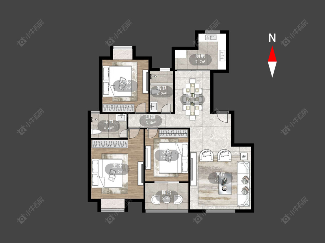 凯旋城东区房源户型图 常州凯旋城东区在售二手房源户型图_小牛看房
