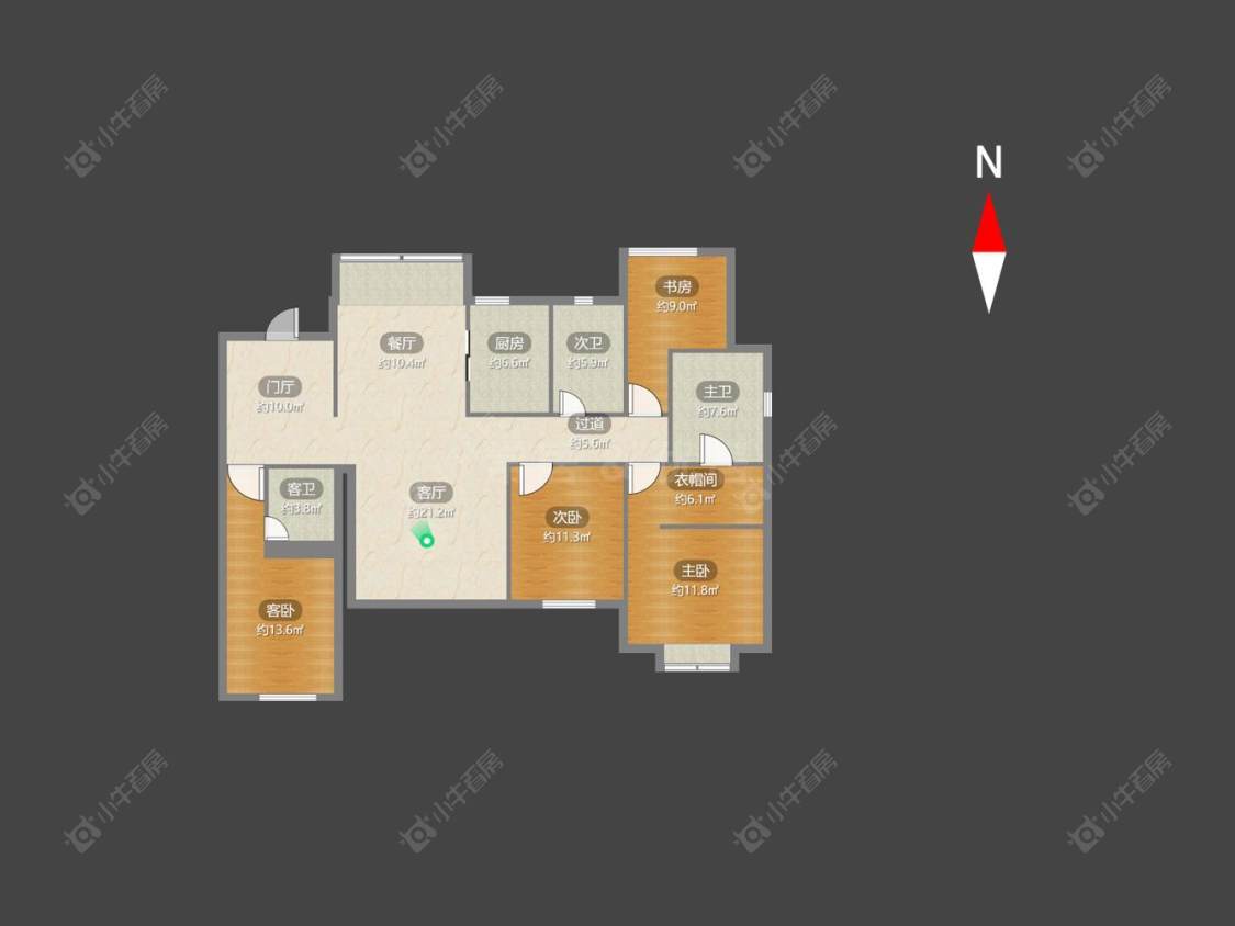 常州新城樾府(新北)在售二手房源户型图_小牛看房