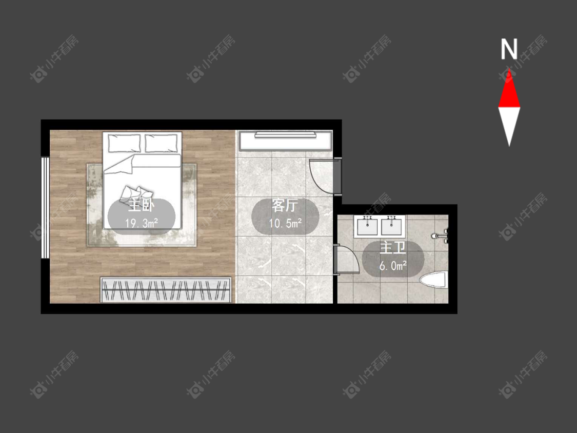荣盛曼哈顿广场房源户型图 常州荣盛曼哈顿广场在售二手房源户型图_小牛看房