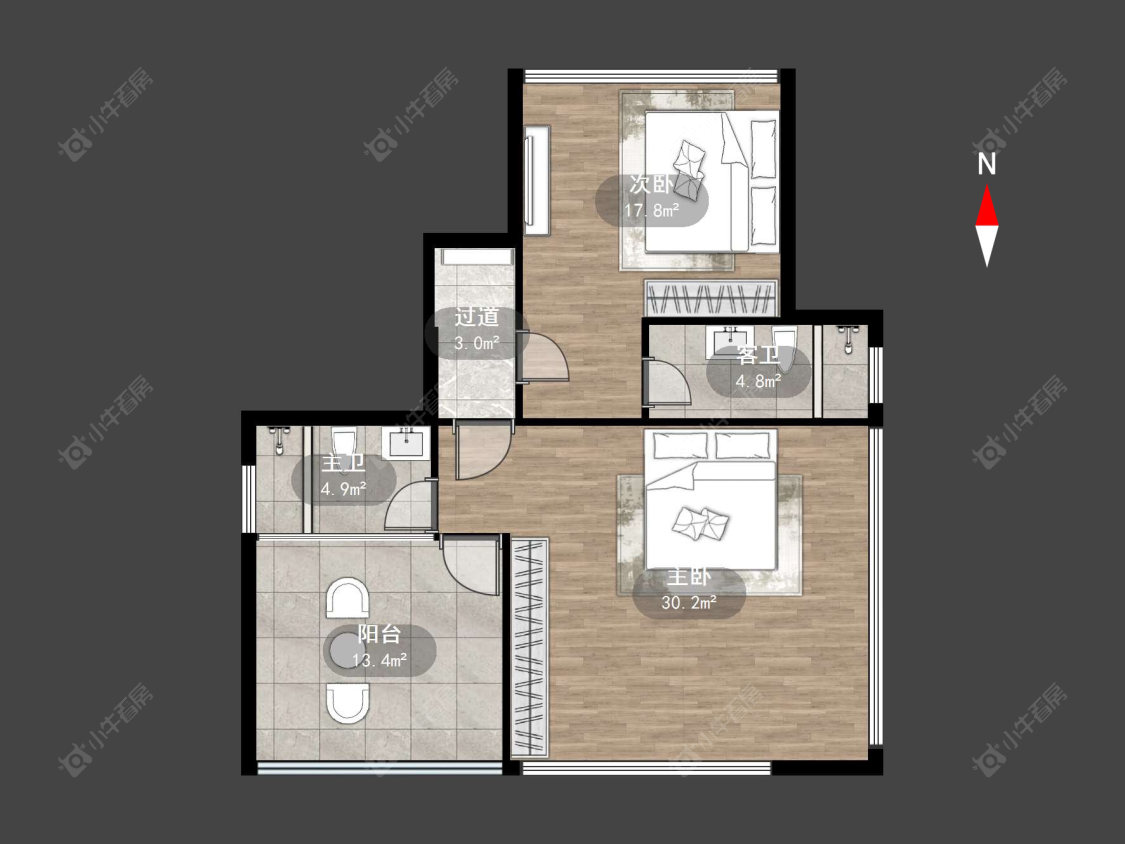 常州美池度假村在售二手房源户型图_小牛看房