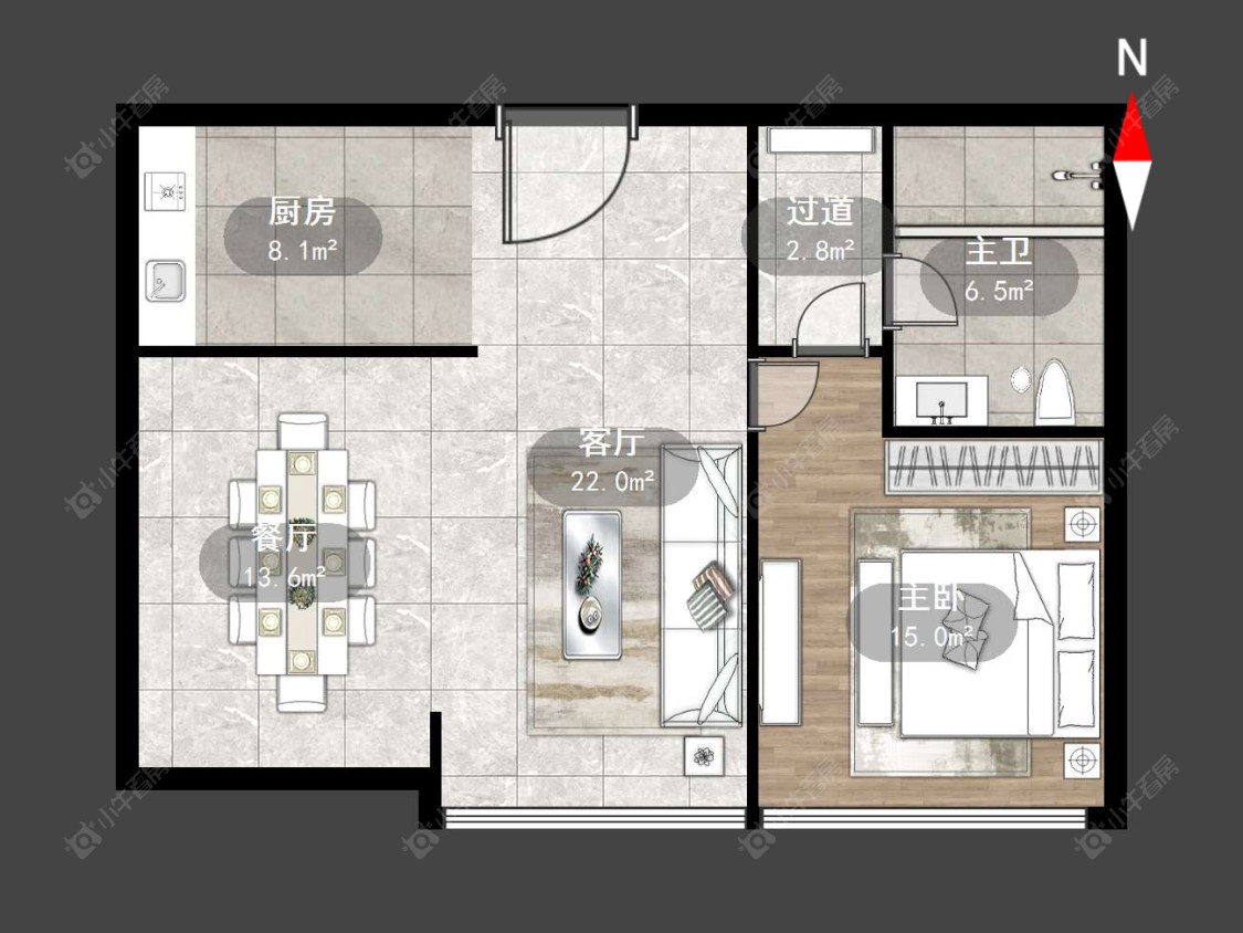 常州世家九号在售二手房源户型图_小牛看房