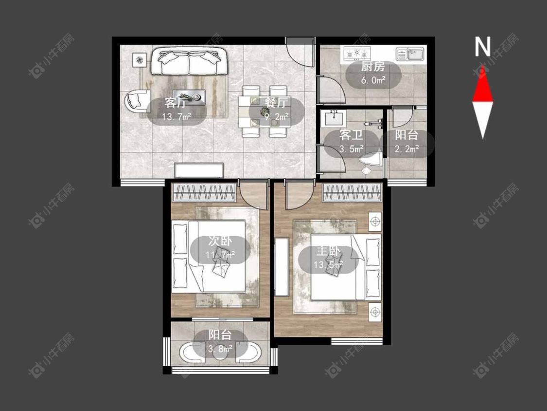 常州名仕佳园在售二手房源户型图_小牛看房