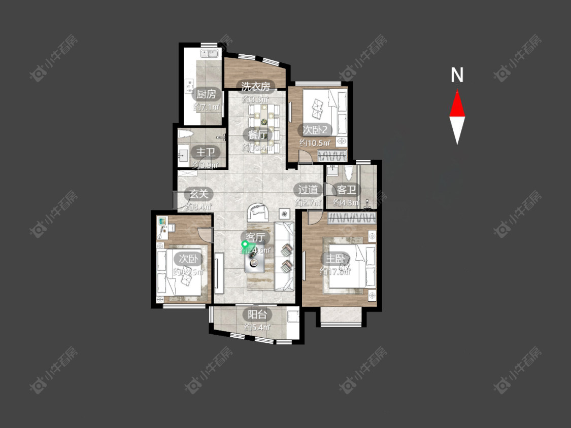 都市雅居房源户型图 常州都市雅居在售二手房源户型图_小牛看房