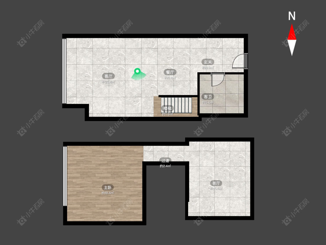 常州世茂广场在售二手房源户型图_小牛看房