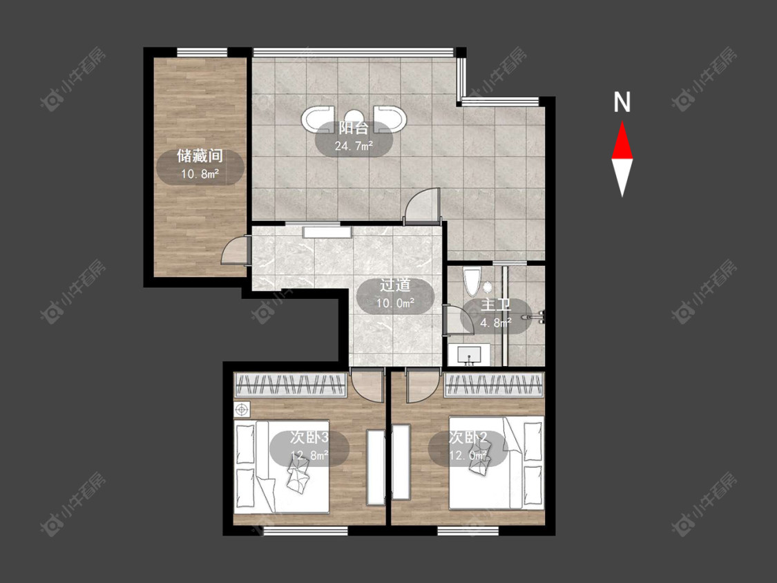 友谊家苑房源户型图 常州友谊家苑在售二手房源户型图_小牛看房