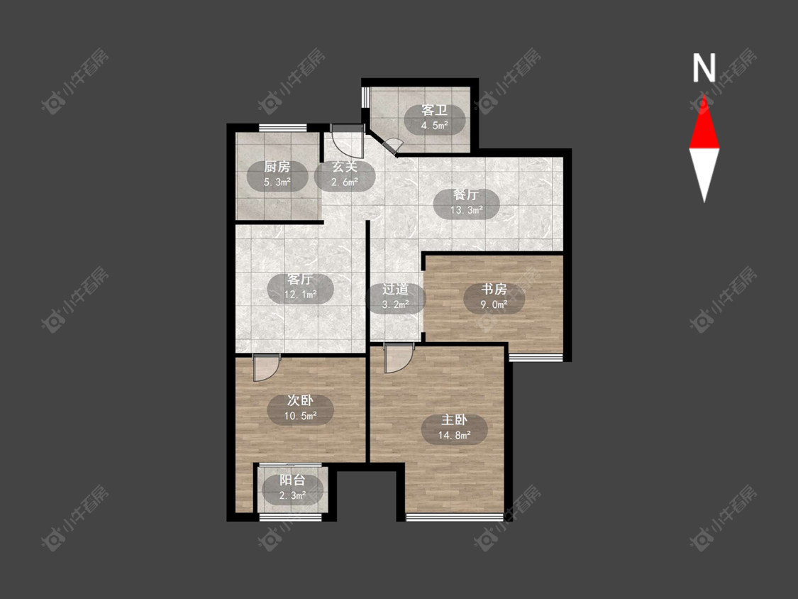 常州阳光龙庭在售二手房源户型图_小牛看房