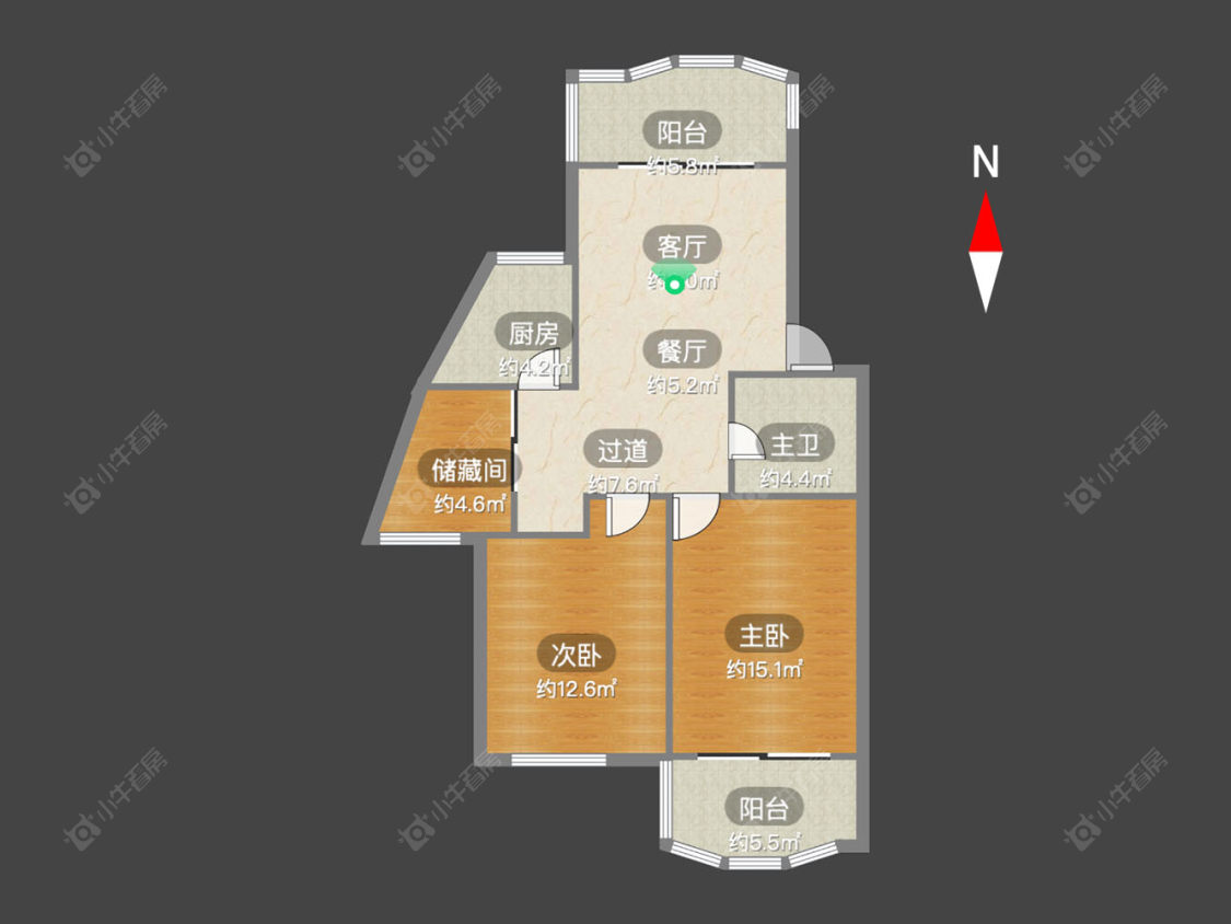 金城花苑房源户型图 常州金城花苑在售二手房源户型图_小牛看房