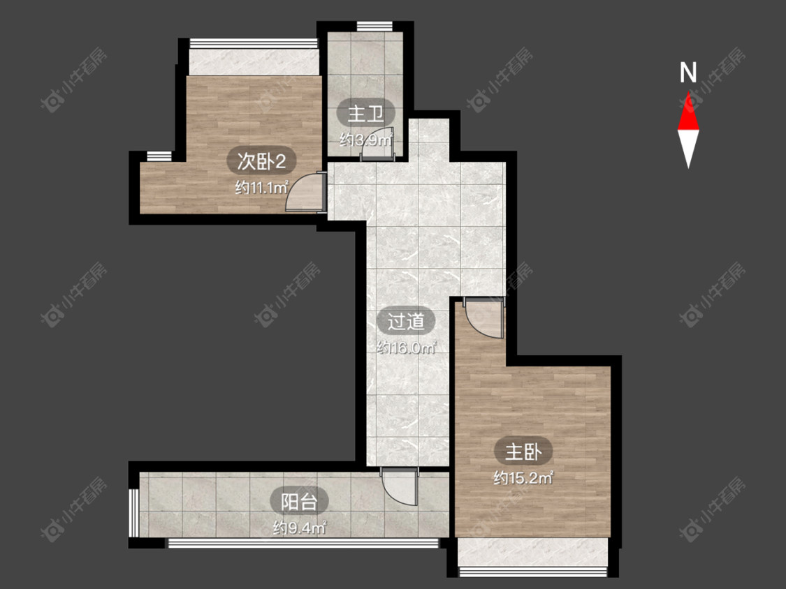常州龙湖景粼天著在售二手房源户型图_小牛看房