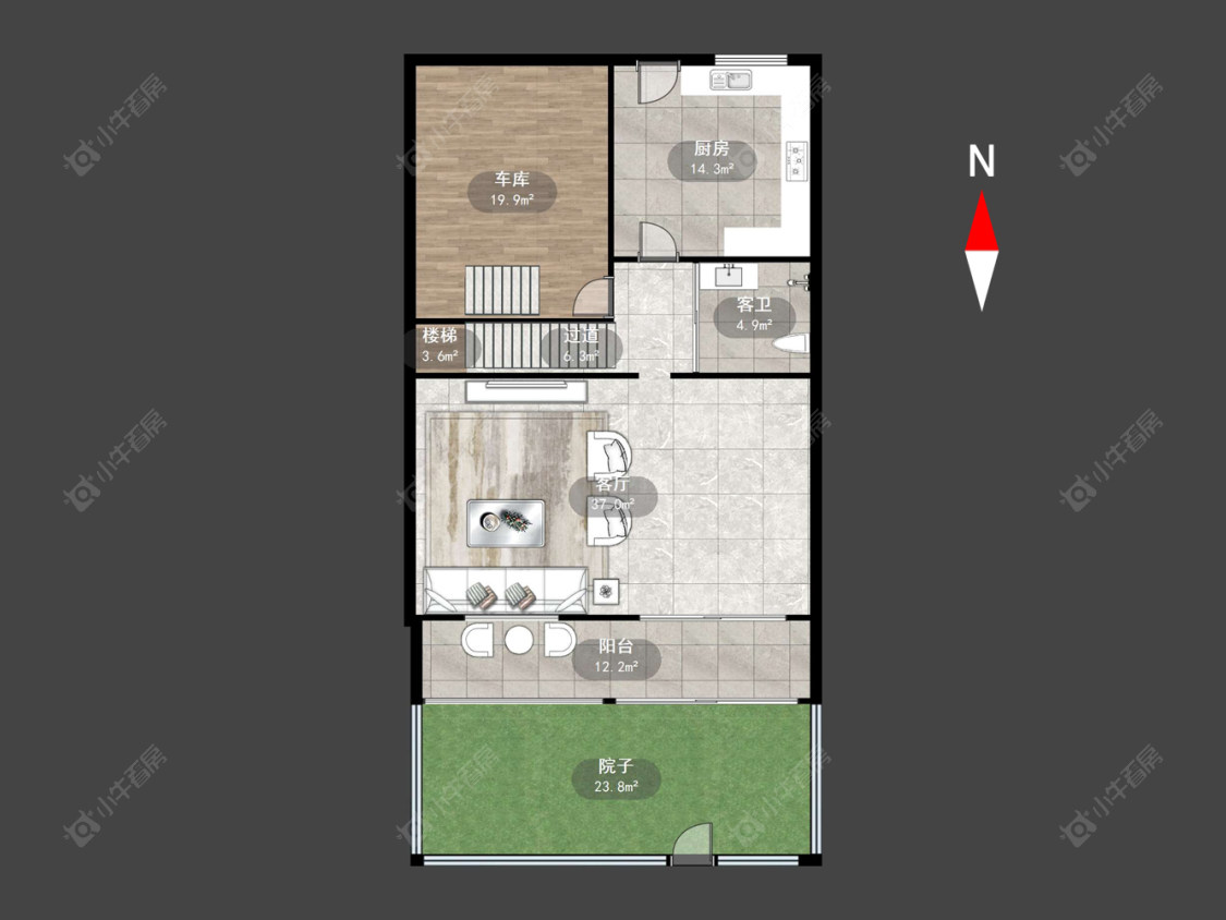 常州临江花苑在售二手房源户型图_小牛看房