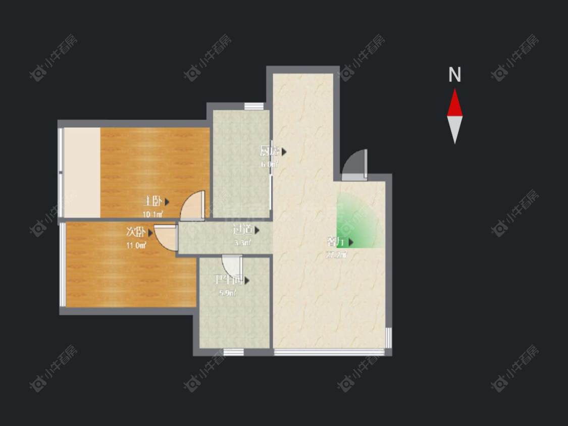常州金百国际在售二手房源户型图_小牛看房