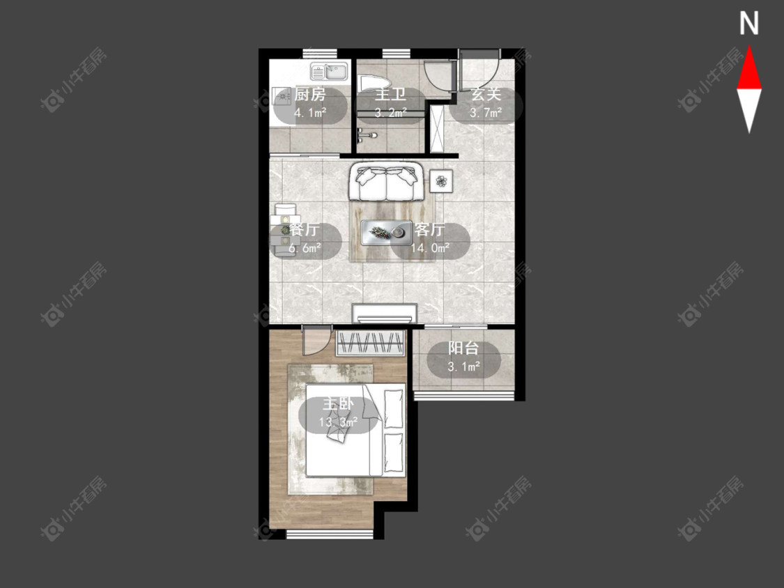 常州运河天地在售二手房源户型图_小牛看房