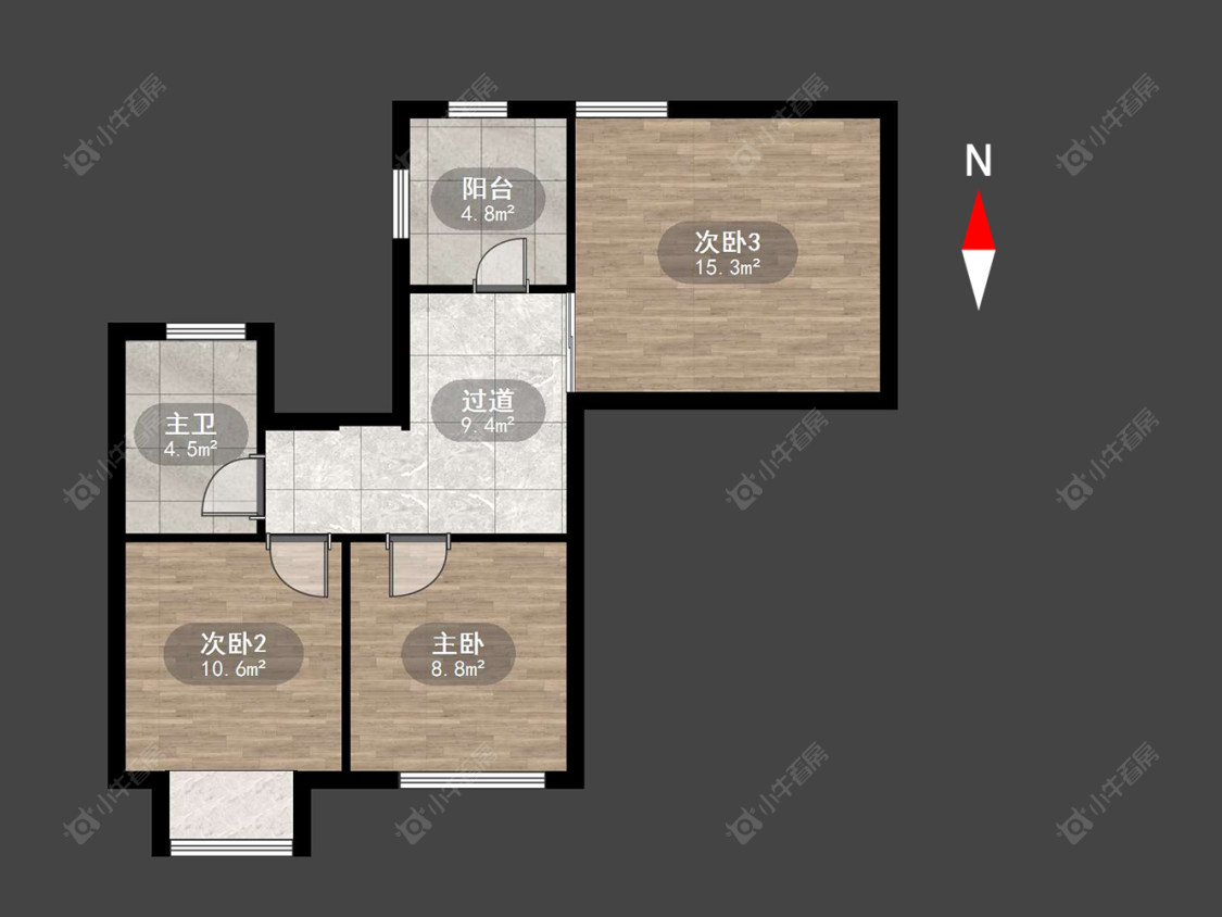 常州龙湖春江天玺在售二手房房源户型图_小牛看房