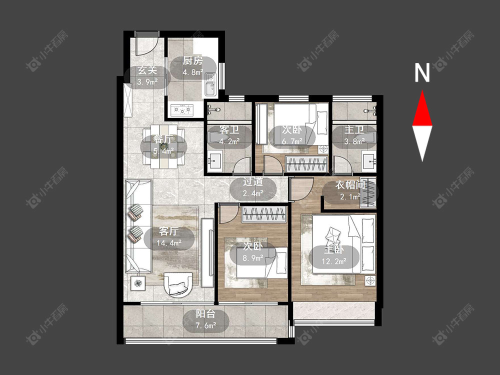 常州华盛品樾公馆在售二手房源_小牛看房