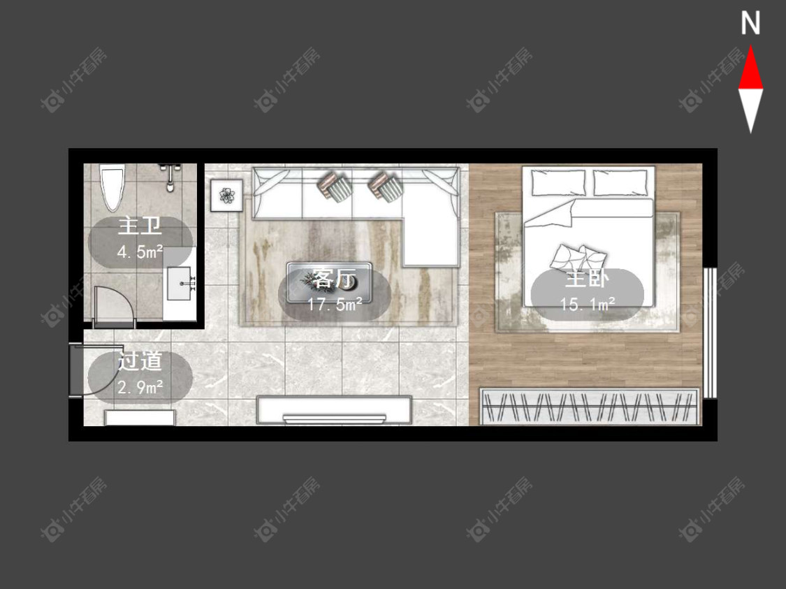 金色新城西区房源户型图 常州金色新城西区在售二手房源户型图_小牛看房