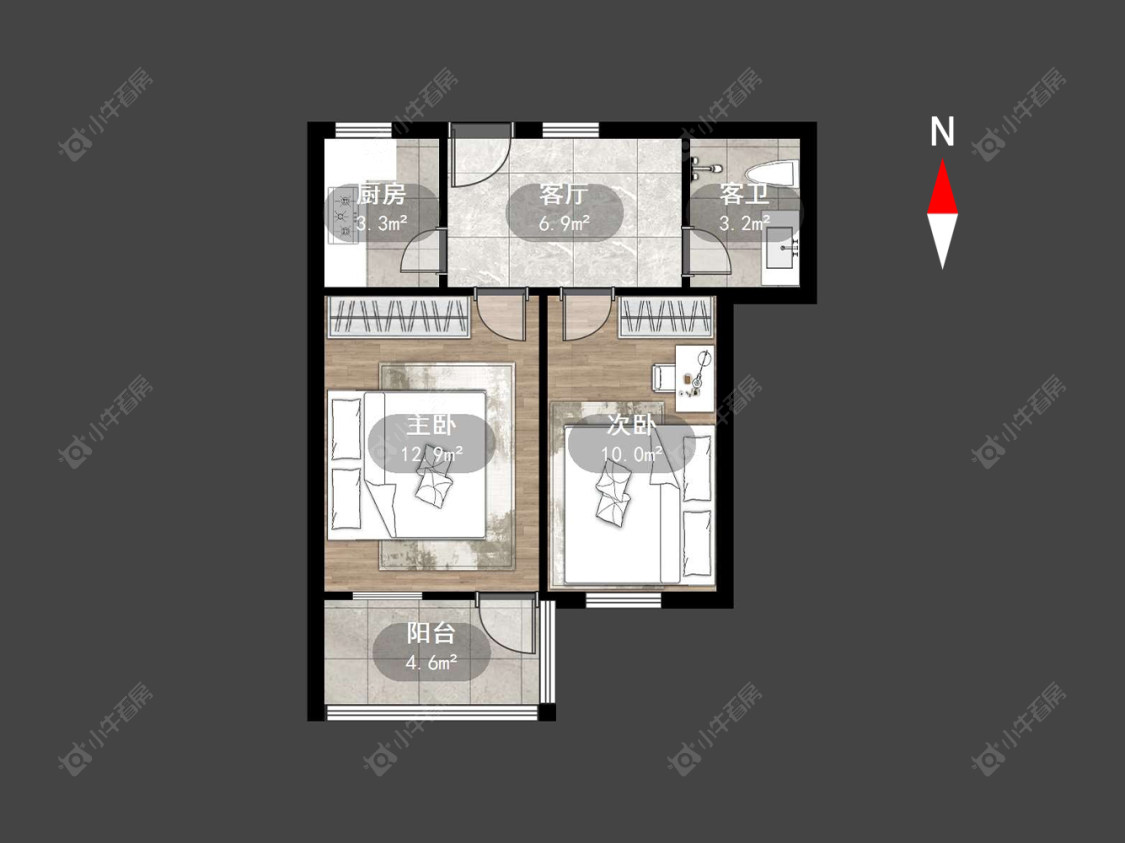 常州红梅东村在售二手房源户型图_小牛看房