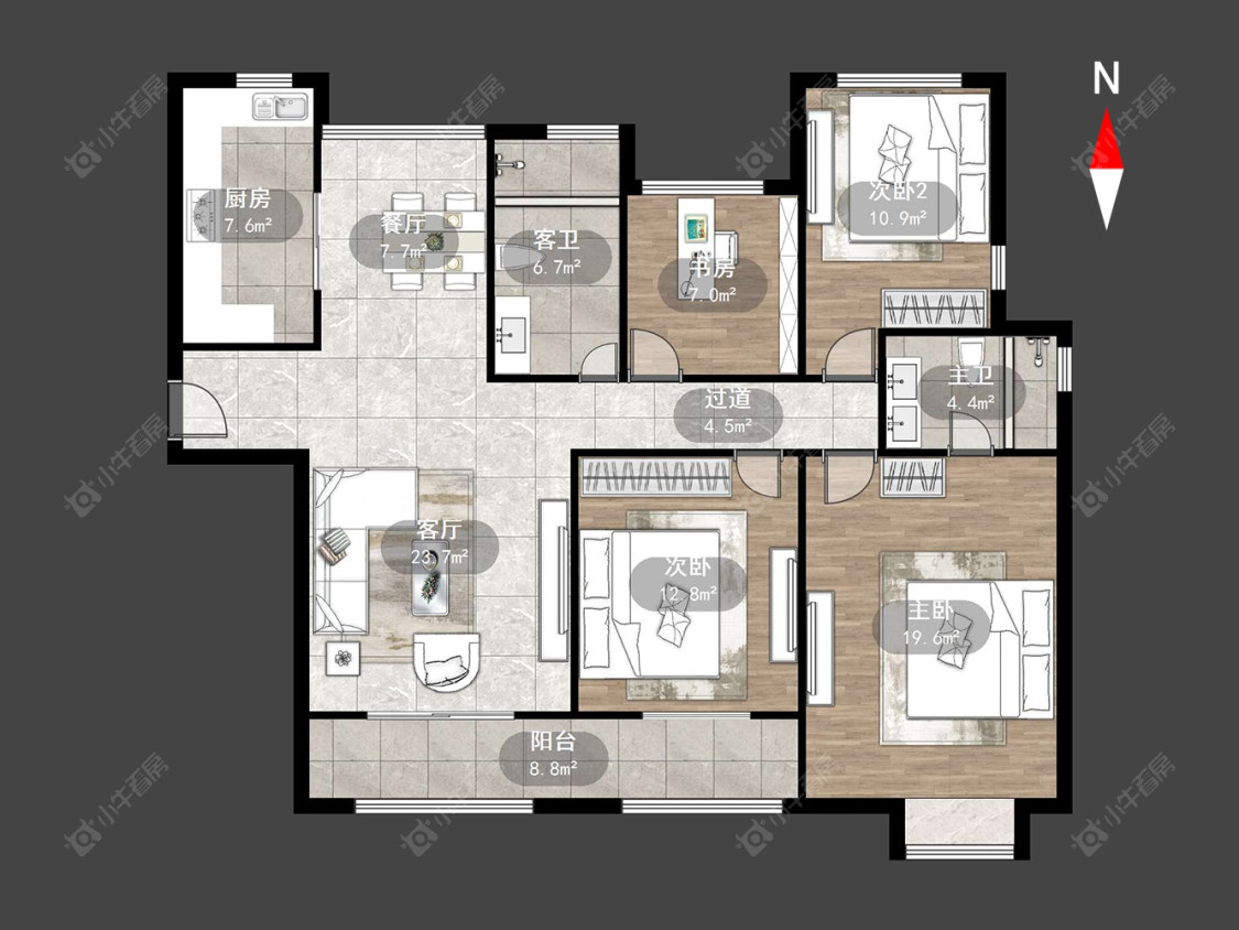 常州弘阳上城在售二手房源户型图_小牛看房
