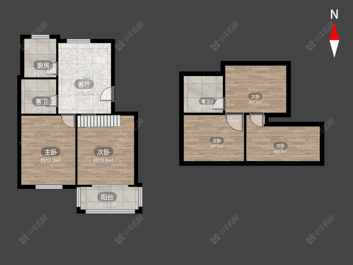常州河苑新村在售二手房源户型图_小牛看房