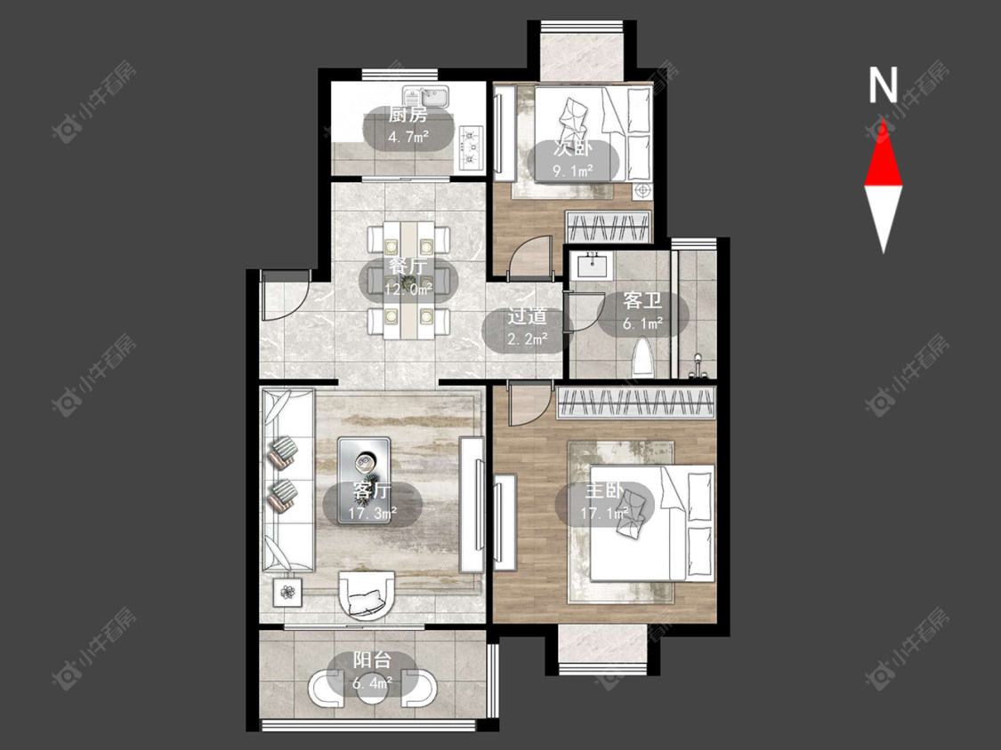东方公寓(潞城)房源户型图 常州东方公寓(潞城)在售二手房源户型图_小牛看房